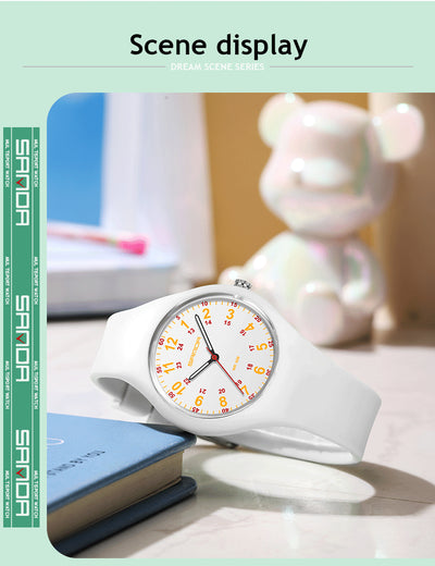 Reloj Infantil Luminoso Resistente al Agua con Correa de Silicona - Image 11