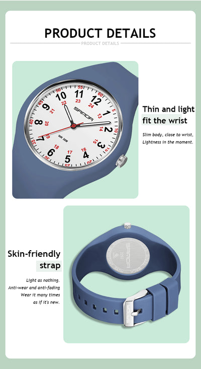 Reloj Infantil Luminoso Resistente al Agua con Correa de Silicona - Image 14