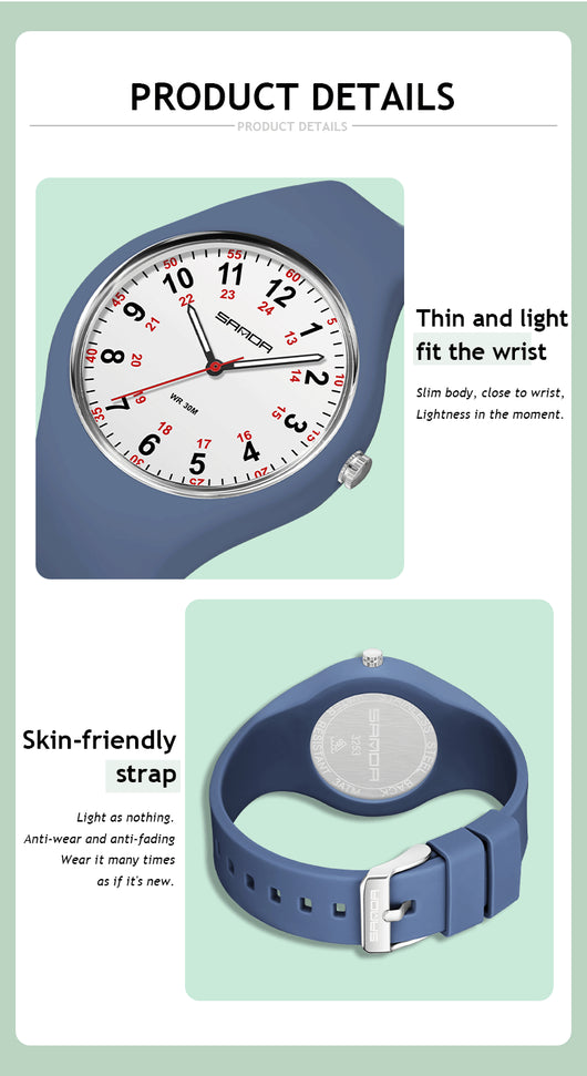 Reloj Infantil Luminoso Resistente al Agua con Correa de Silicona - Image 14