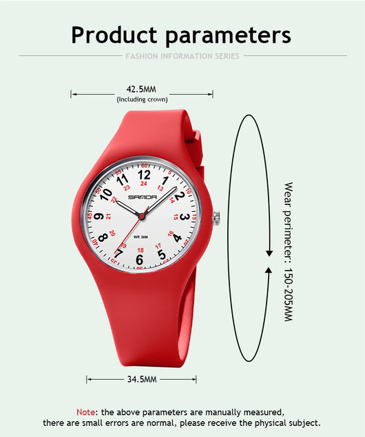Reloj Infantil Luminoso Resistente al Agua con Correa de Silicona - Image 16