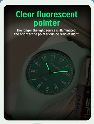 Reloj Infantil Luminoso Resistente al Agua con Correa de Silicona - Image 18