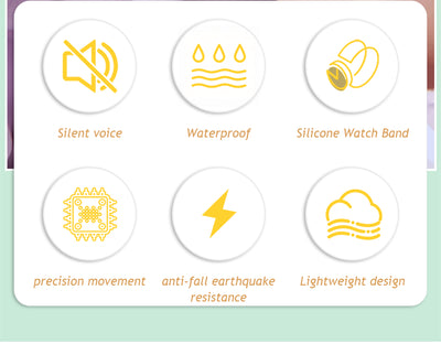 Reloj Infantil Luminoso Resistente al Agua con Correa de Silicona - Image 21