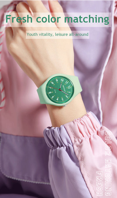 Reloj Infantil Luminoso Resistente al Agua con Correa de Silicona - Image 24