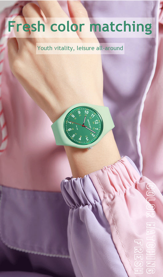 Reloj Infantil Luminoso Resistente al Agua con Correa de Silicona - Image 24