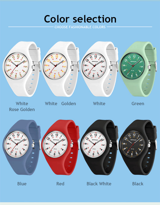 Reloj Infantil Luminoso Resistente al Agua con Correa de Silicona - Image 26
