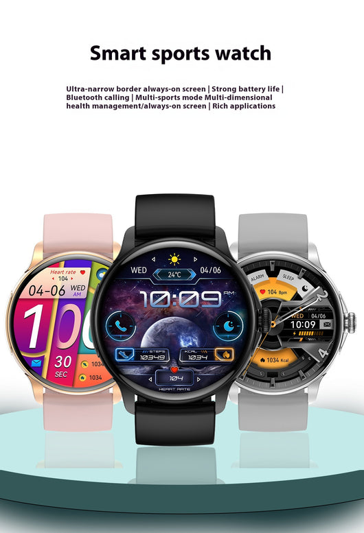 Reloj Inteligente HK49 con Monitoreo de Frecuencia Cardíaca, Glucosa y Sueño - Image 54