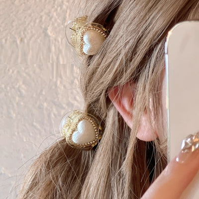 Clip de Cabello Lujo Delicado con Perla y Diamantes - Diseño Femenino Elegante - Image 11