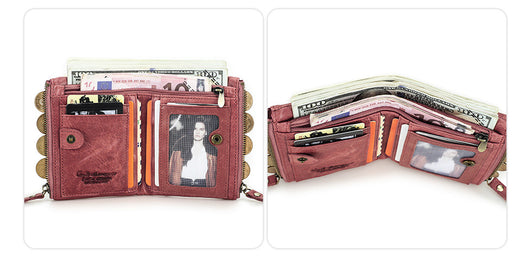 Billetera Compacta de Cuero Genuino para Hombre - Image 19