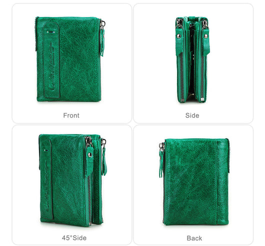 Billetera Compacta de Cuero Genuino para Hombre - Image 20