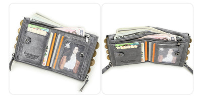 Billetera Compacta de Cuero Genuino para Hombre - Image 21