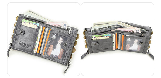 Billetera Compacta de Cuero Genuino para Hombre - Image 21