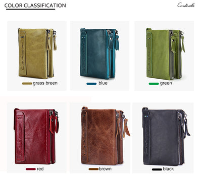 Billetera Compacta de Cuero Genuino para Hombre - Image 22