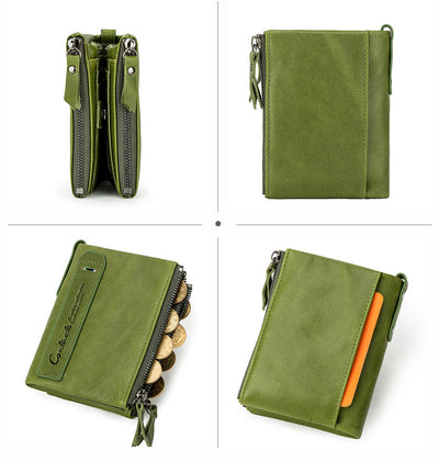 Billetera Compacta de Cuero Genuino para Hombre - Image 25