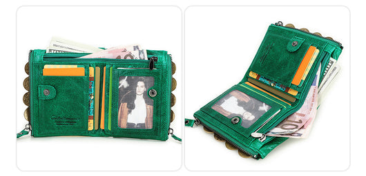 Billetera Compacta de Cuero Genuino para Hombre - Image 27