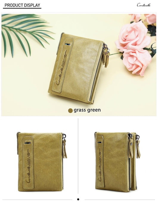 Billetera Compacta de Cuero Genuino para Hombre - Image 30