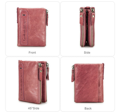 Billetera Compacta de Cuero Genuino para Hombre - Image 39