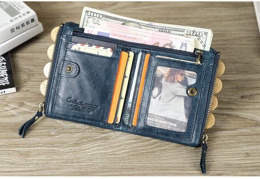 Billetera Compacta de Cuero Genuino para Hombre - Image 47