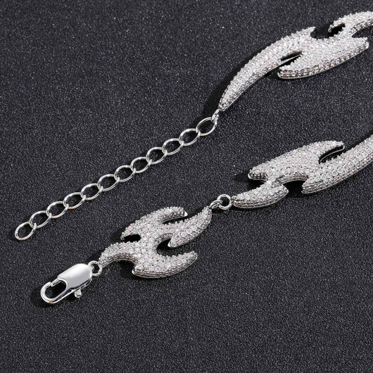 Pulsera Geométrica Golondrina con Micro Diamantes - Accesorio Hip Hop - Image 26