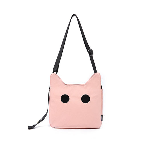 Bolsa Mensajera Grande con Diseño de Gato - Lona y Nylon de Alta Capacidad - Image 23