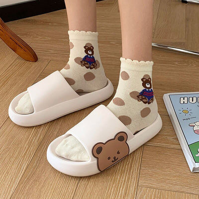 Pantuflas de Pareja con Suela Gruesa para el Hogar - Image 28