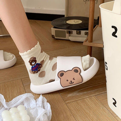 Pantuflas de Pareja con Suela Gruesa para el Hogar - Image 30