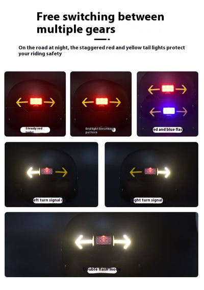 Luz Frontal para Casco de Bicicleta con Giro, Recarga USB e Impermeabilidad - Image 16
