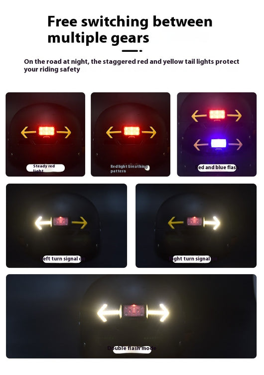 Luz Frontal para Casco de Bicicleta con Giro, Recarga USB e Impermeabilidad - Image 16