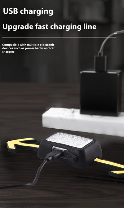 Luz Frontal para Casco de Bicicleta con Giro, Recarga USB e Impermeabilidad - Image 20