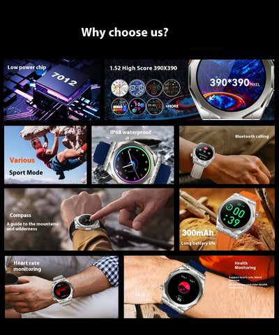 Reloj Inteligente Deportivo con NFC y Tres Correas Premium - Image 18