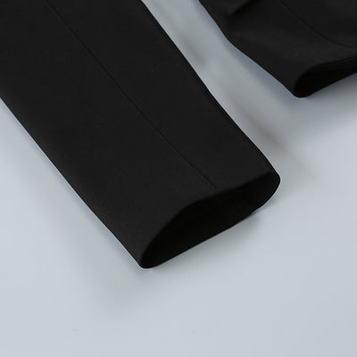 Conjunto Dos Piezas Ajustado con Cutout y Strass - Manga Larga Reductora - Image 57
