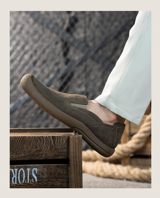 Zapatos de Cuero para Hombre Ligeros con Suela Antideslizante - Image 20