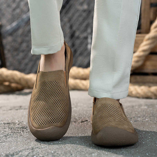 Zapatos de Cuero para Hombre Ligeros con Suela Antideslizante - Image 21