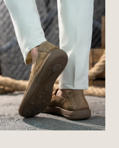 Zapatos de Cuero para Hombre Ligeros con Suela Antideslizante - Image 23