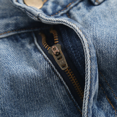 Shorts de Mezclilla Baggy Rotos con Acabado Raw Edge - Image 41