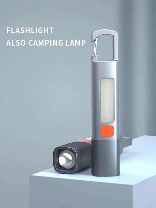 Linterna Camping Recargable Multifunción con Gancho y Linterna Portátil - Image 7