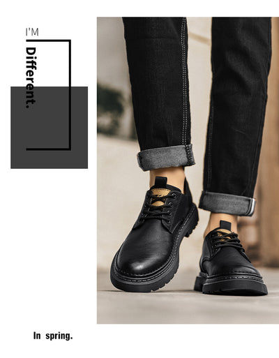 Botas Casuales de Cuero Transpirable para Hombre - Estilo Martin Verano - Image 26