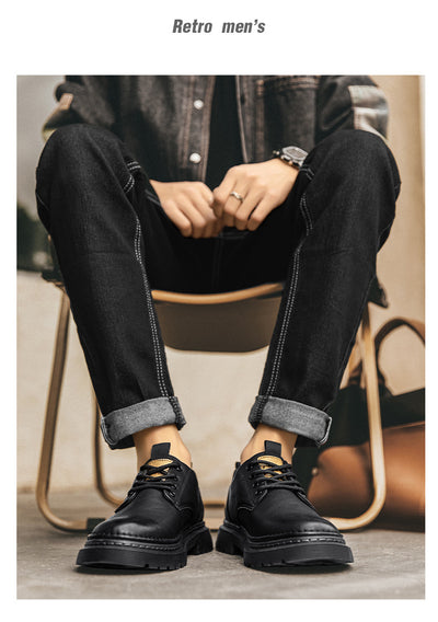 Botas Casuales de Cuero Transpirable para Hombre - Estilo Martin Verano - Image 27