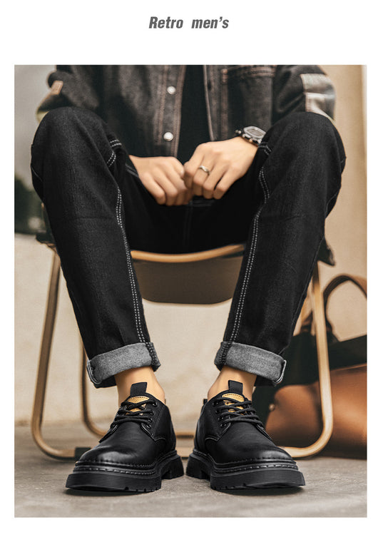 Botas Casuales de Cuero Transpirable para Hombre - Estilo Martin Verano - Image 27