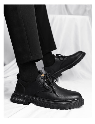 Botas Casuales de Cuero Transpirable para Hombre - Estilo Martin Verano - Image 28
