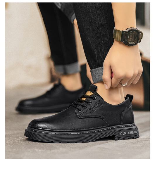 Botas Casuales de Cuero Transpirable para Hombre - Estilo Martin Verano - Image 30