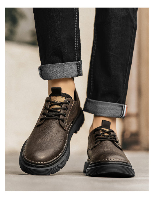 Botas Casuales de Cuero Transpirable para Hombre - Estilo Martin Verano - Image 40