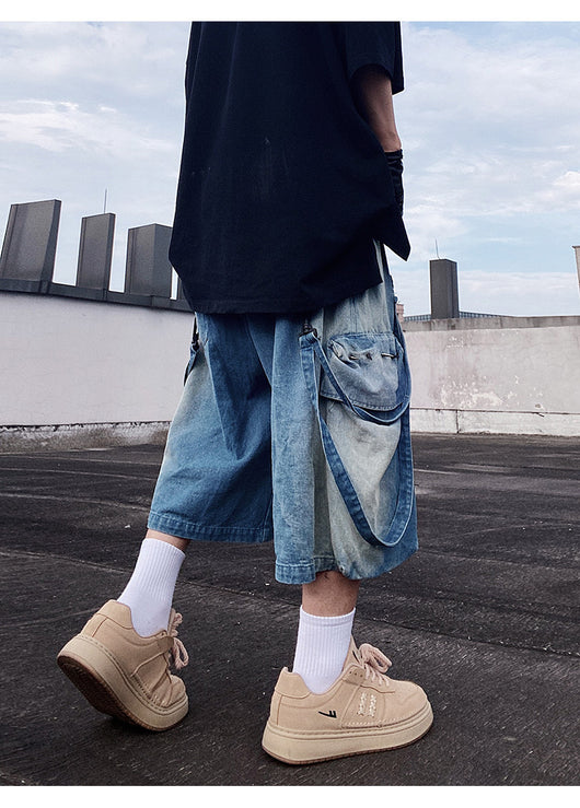 Shorts Denim Cargo Suelto Five Points Casual para Hombre - Image 53