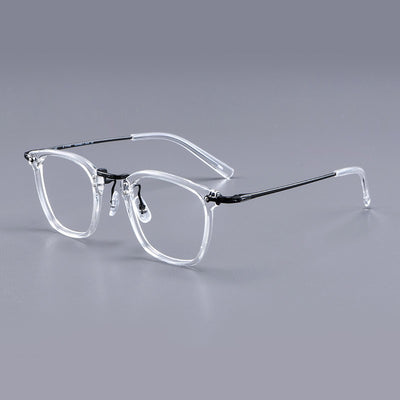 Armazón de Titanio Puro GMS806 - Gafas Retro Estilo Lámina para Miopía y Uso Empresarial - Image 20