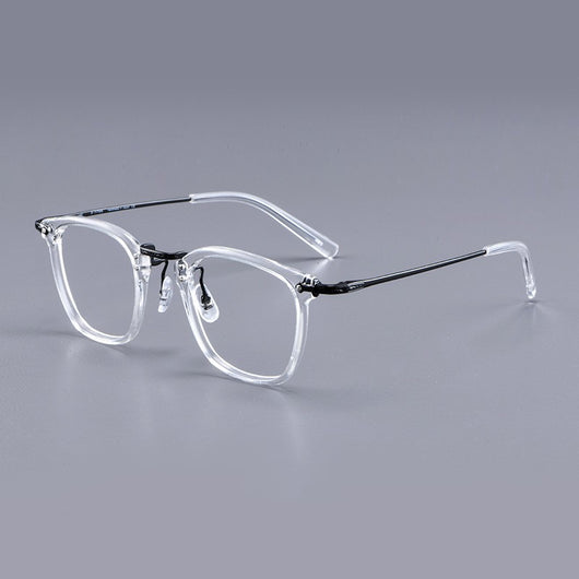 Armazón de Titanio Puro GMS806 - Gafas Retro Estilo Lámina para Miopía y Uso Empresarial - Image 20