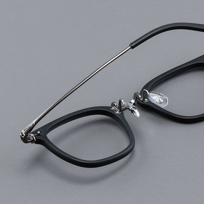 Armazón de Titanio Puro GMS806 - Gafas Retro Estilo Lámina para Miopía y Uso Empresarial - Image 25