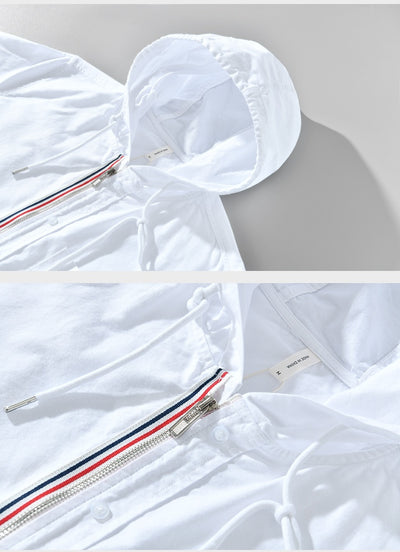 Chamarra Sudadera con Capucha de Algodón - Estilo Casual Americano para Hombre - Image 23
