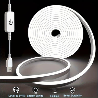 Luz Neon Táctil con Espejo LED Flexible Impermeable - Image 18