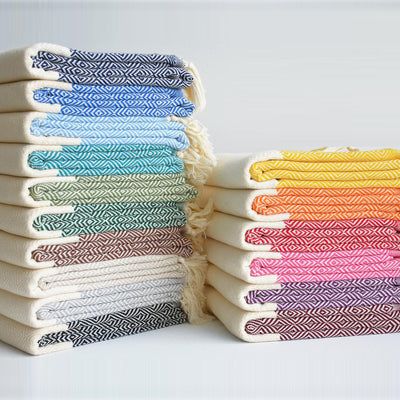 Toalla Playera Turca Artesanal con Borlas - Image 21