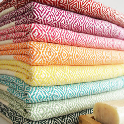 Toalla Playera Turca Artesanal con Borlas - Image 23