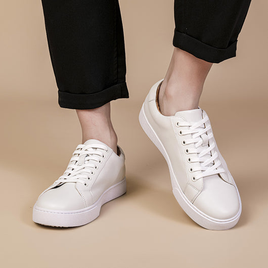 Zapatos de Cuero Genuino Respirable con Suela Gruesa - Estilo Británico Casual y Deportivo - Image 17
